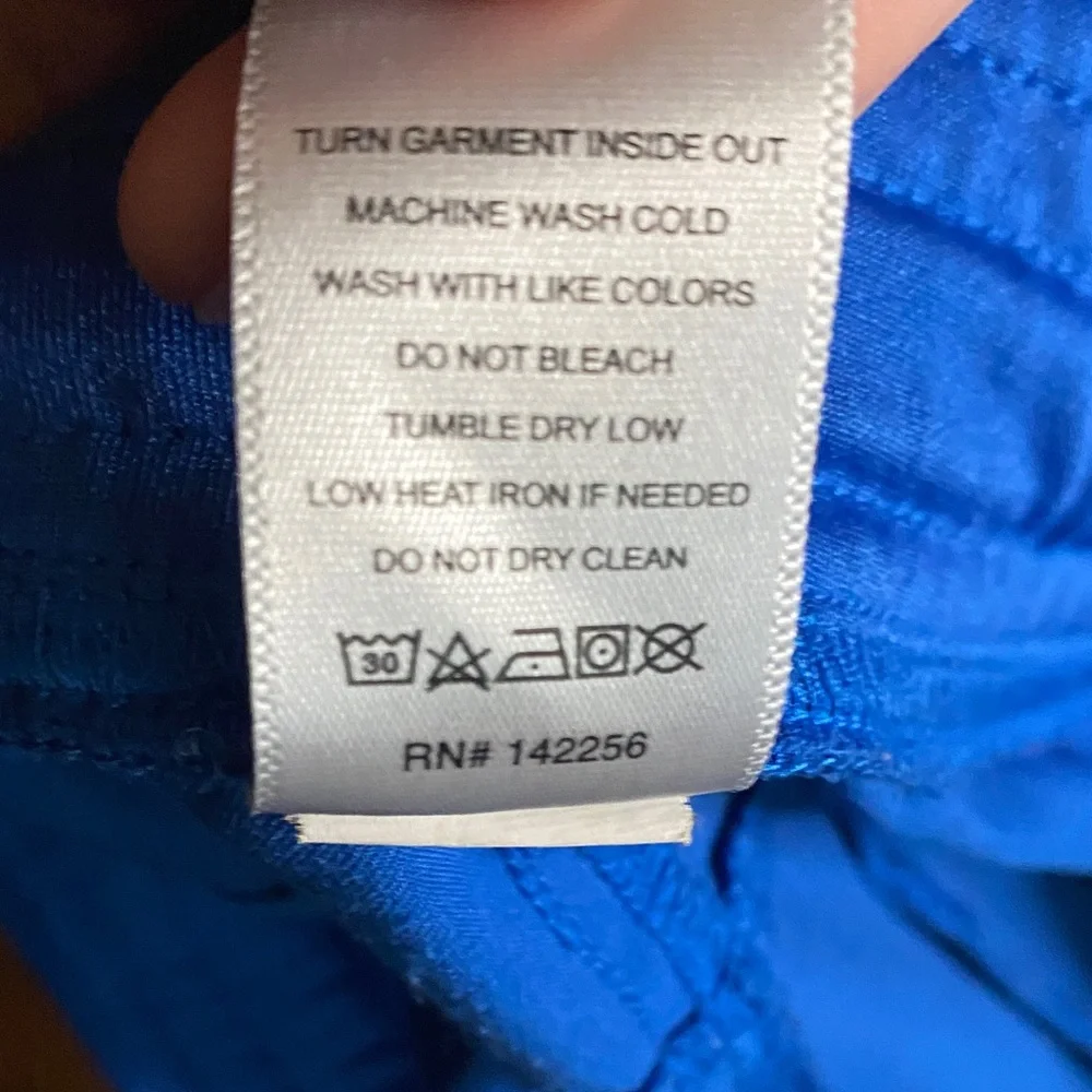 Figs Royal Blue Straight-Leg Utility scrub  Pants size 28x34